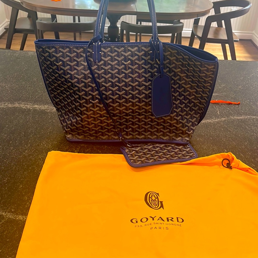 Goyard tote. Blue